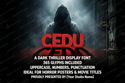 Cedu | A Modern Luxury Serif, a Serif Font by Astuti Studio (Thumbnail 11 of 25)