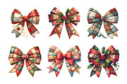 Christmas Patchwork Bow, an Illustration by Design Market (Thumbnail 3 of 5)