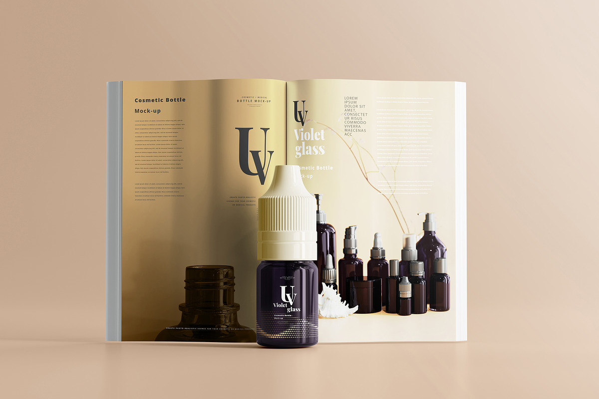 220+ Violet Glass Mock-up Bundle, a Cups & Container Mockup by pmvch (Photo 110 of 199)