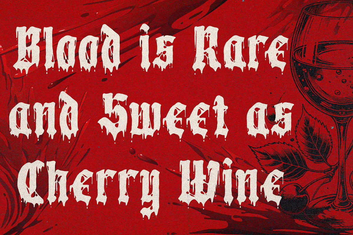 Diabolic - Blackletter Display Font, a Blackletter Font by Angin Studio (Photo 11 of 20)
