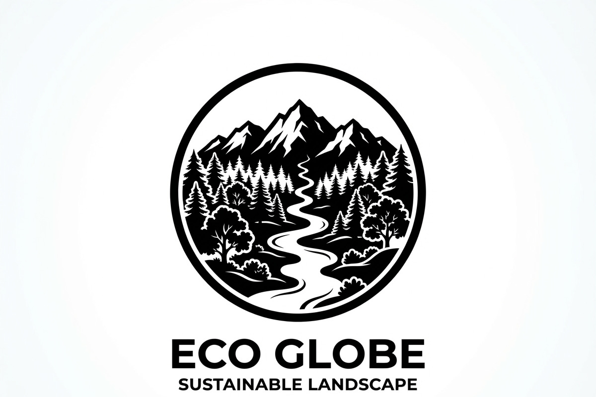 60 Eco Globe Landscape Silhouette, a Technology Illustration by Amazin_art (Photo 32 of 44)