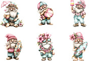 Whimsical Summer Old Man Clipart, a Seasonal Illustration by Designking (Thumbnail 2 of 5)