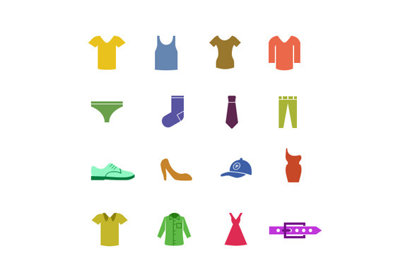 Clothing Icon Pack