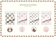Pink Gingerbread Seamless Patterns, a Pattern Graphic by Euonia Meraki (Thumbnail 4 of 11)