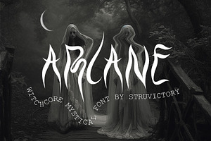 Arcane - Witchcore Mystical Font