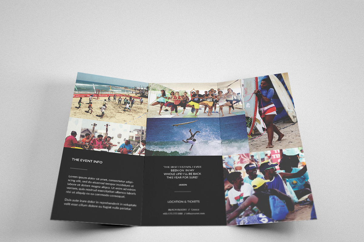 Event Tri-Fold Brochure, a Brochure Template by printdesignbundle (Photo 3 of 3)