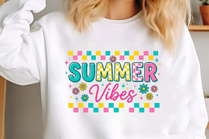 Summer Vibes PNG, an Illustration by Designking