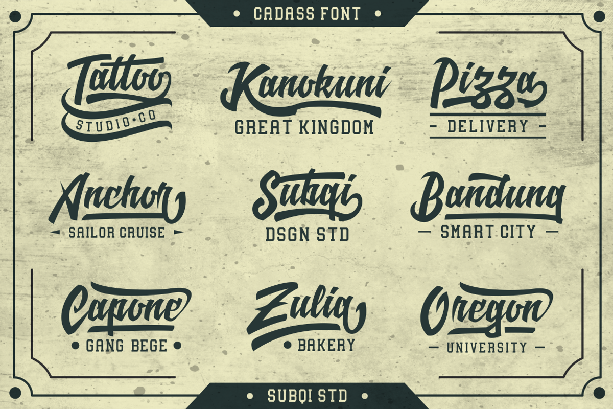 Cadass Font Duo preview 2