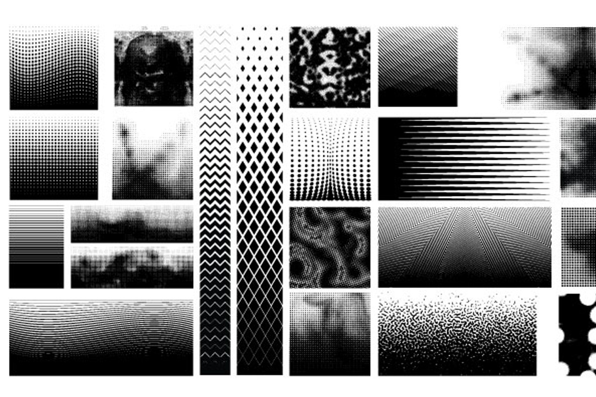 Halftone Pattern Vector Pack, an Illustration by Go Media's Arsenal