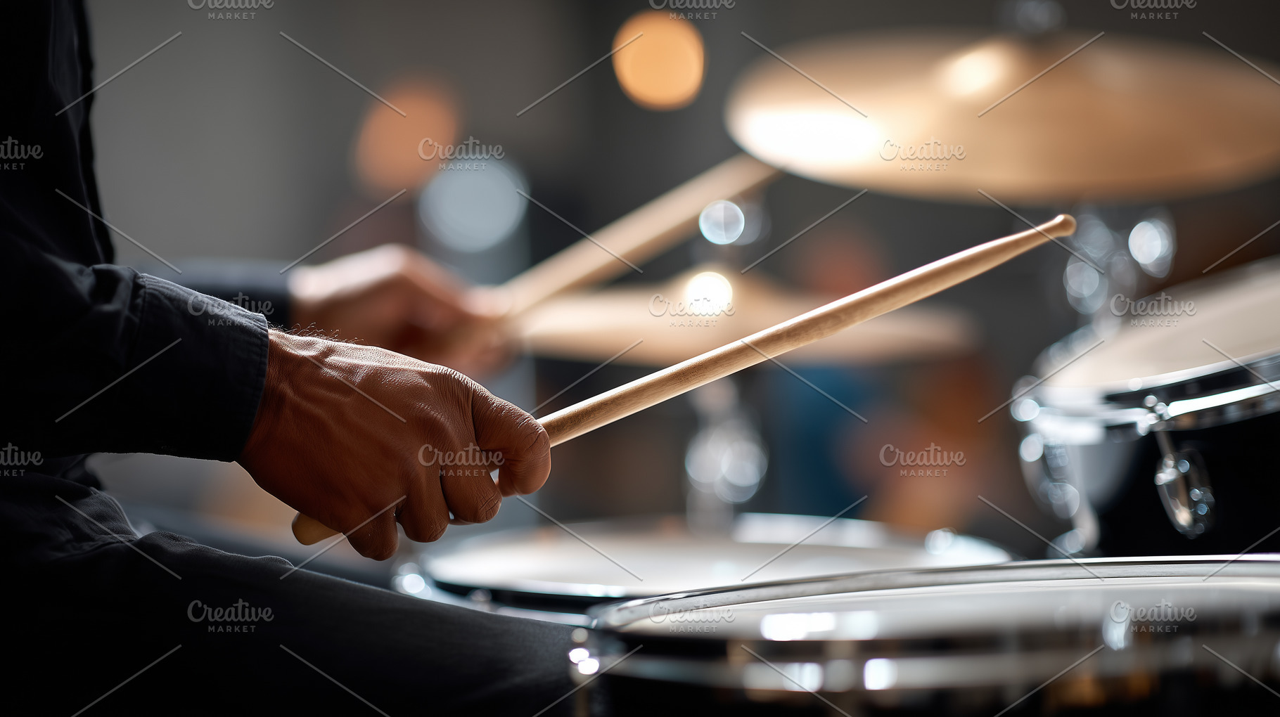 Close up of a drummer's hands play, an Arts & Entertainment Photo by MistyDay