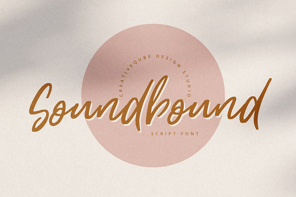 Soundbound Script Font preview 6