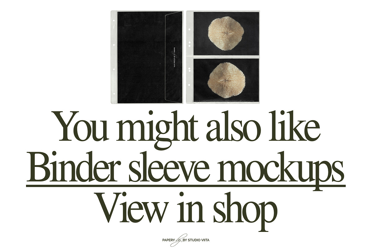 Vintage Photo Paper Sleeve Mockups, a Books & Magazine Mockup by Studio Viita (Photo 10 of 10)