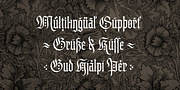 Brilliance, a Blackletter Font by Catharsis Fonts (Thumbnail 7 of 8)