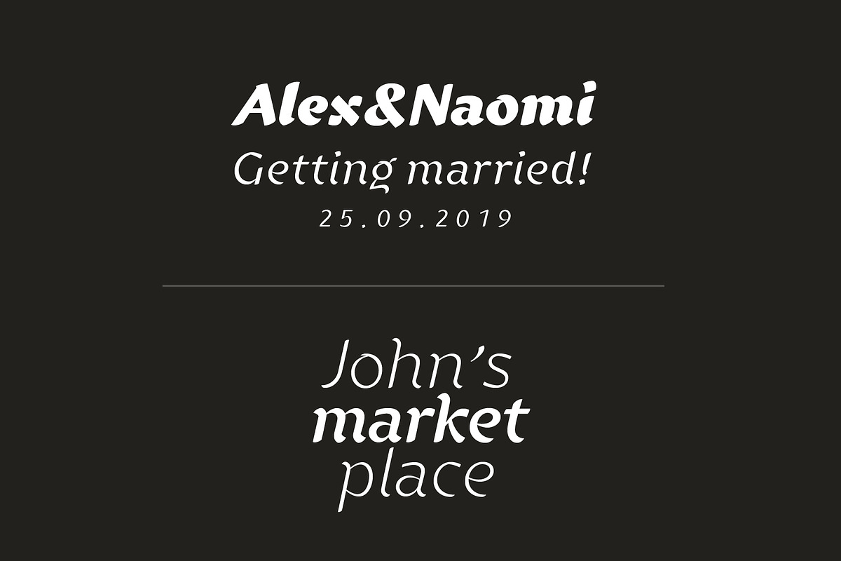 YE Benjamin Font preview 3