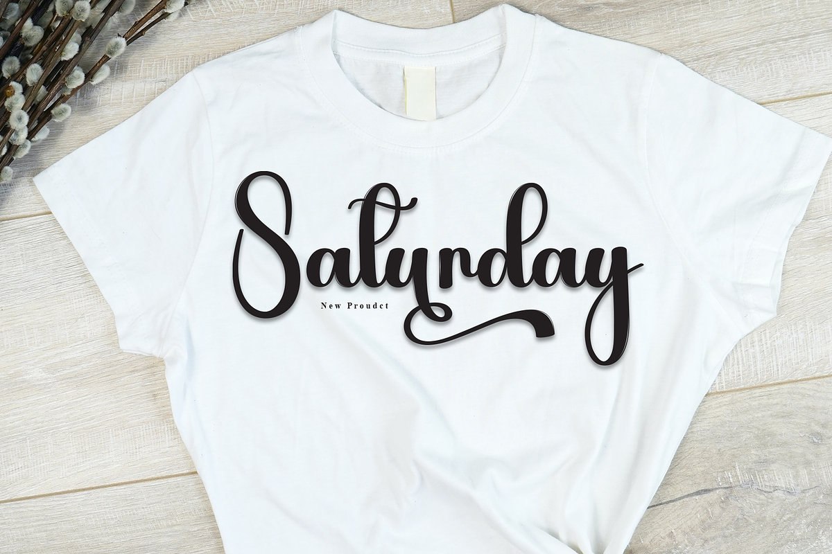 Rainday | Script Font, a Handwritten Font by Scratchones (Photo 4 of 9)
