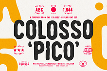 Colosso Pico Display Font