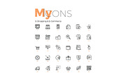 My Icons, an Outline Icon by Andrew Kras Design (Thumbnail 16 of 38)