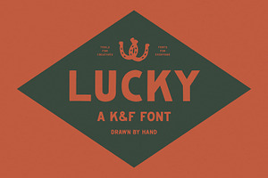 Lucky, a Sans Serif Font by Komet & Flicker