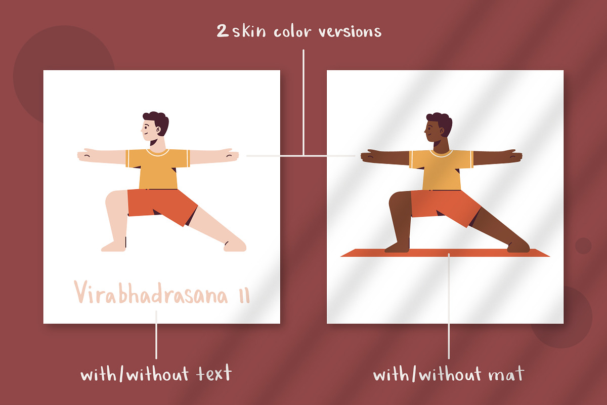 Kids yoga | vector illustration set, a Healthcare Illustration by Frizenasya (Photo 5 of 12)
