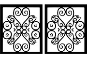 Vintage Scroll Gate Panel Bundle, a Decorative Illustration by Creativeshirt (Thumbnail 8 of 20)