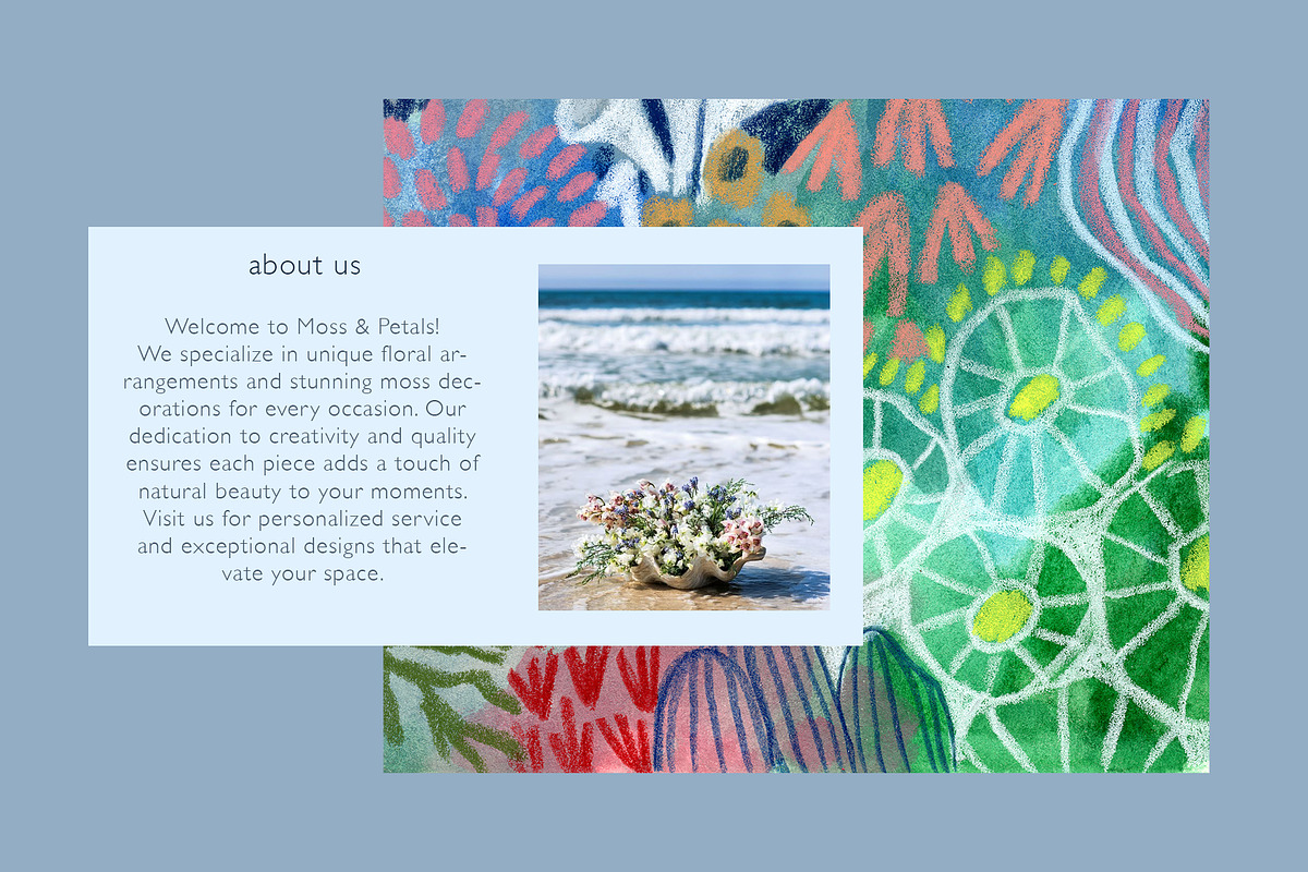 Unique Abstract Ocean Backgrounds, a Background Graphic by ArtPavo (Photo 7 of 13)