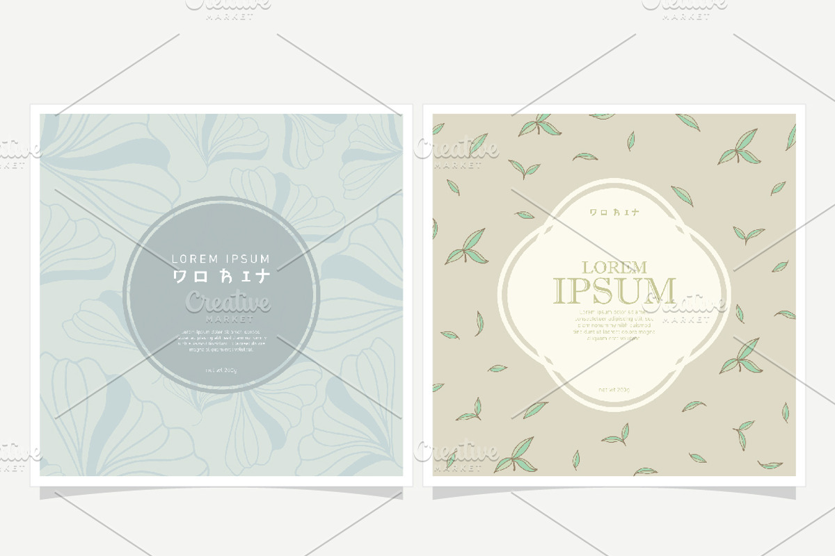 Floral background and Label Design, a Pattern Graphic by Rejoice Creative Assets (Photo 1 of 6)