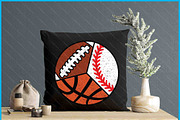 Football Baseball Basketball Player, a Graphic by Creativeusart (Thumbnail 4 of 4)