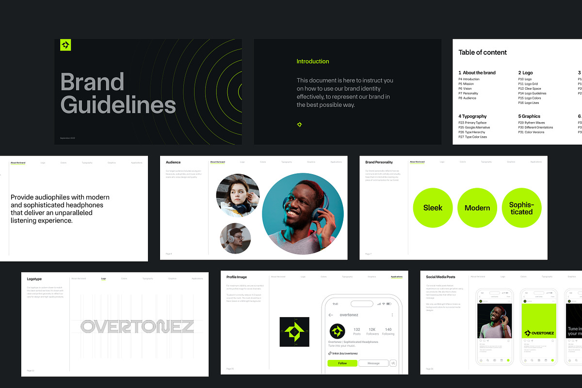 Overtonez - Brand Guide Template, a Branding & Logo Template by Hamdi Designs (Photo 6 of 12)