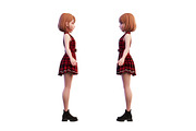 3D Stylized Girl_SG3FC, a Characters & Person 3D Model by LomellRueca (Thumbnail 5 of 23)
