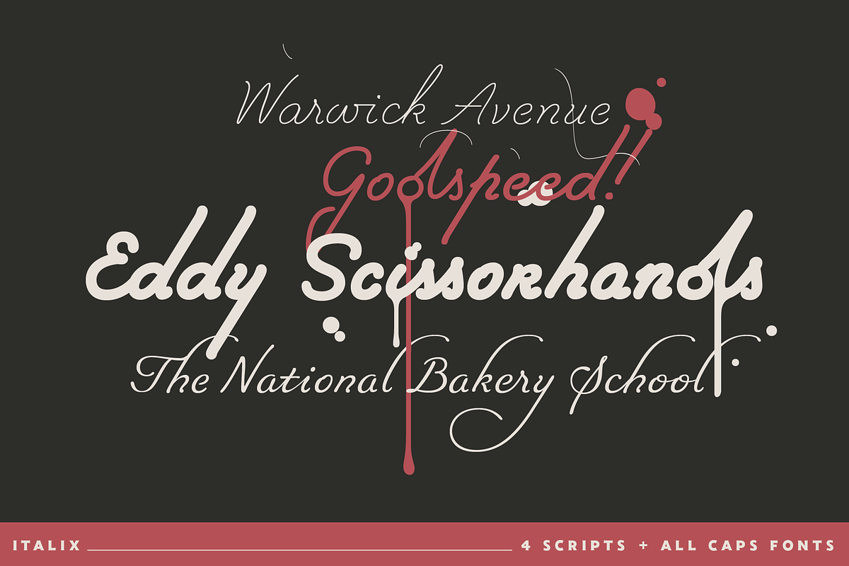 Italix - Script Font Family, a Handwritten Font by Punch (Photo 1 of 10)