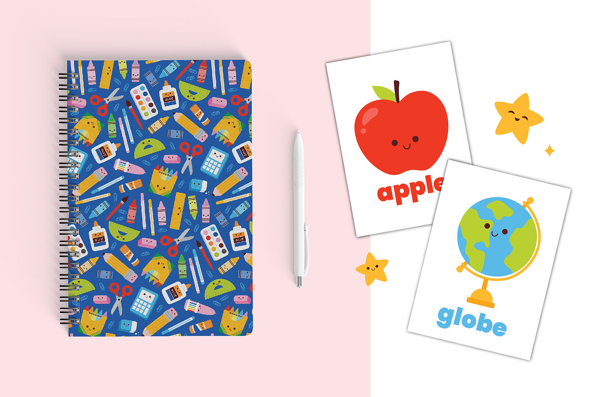Back to School Vector Illustrations, an Education Illustration by taraleicreative (Photo 3 of 9)