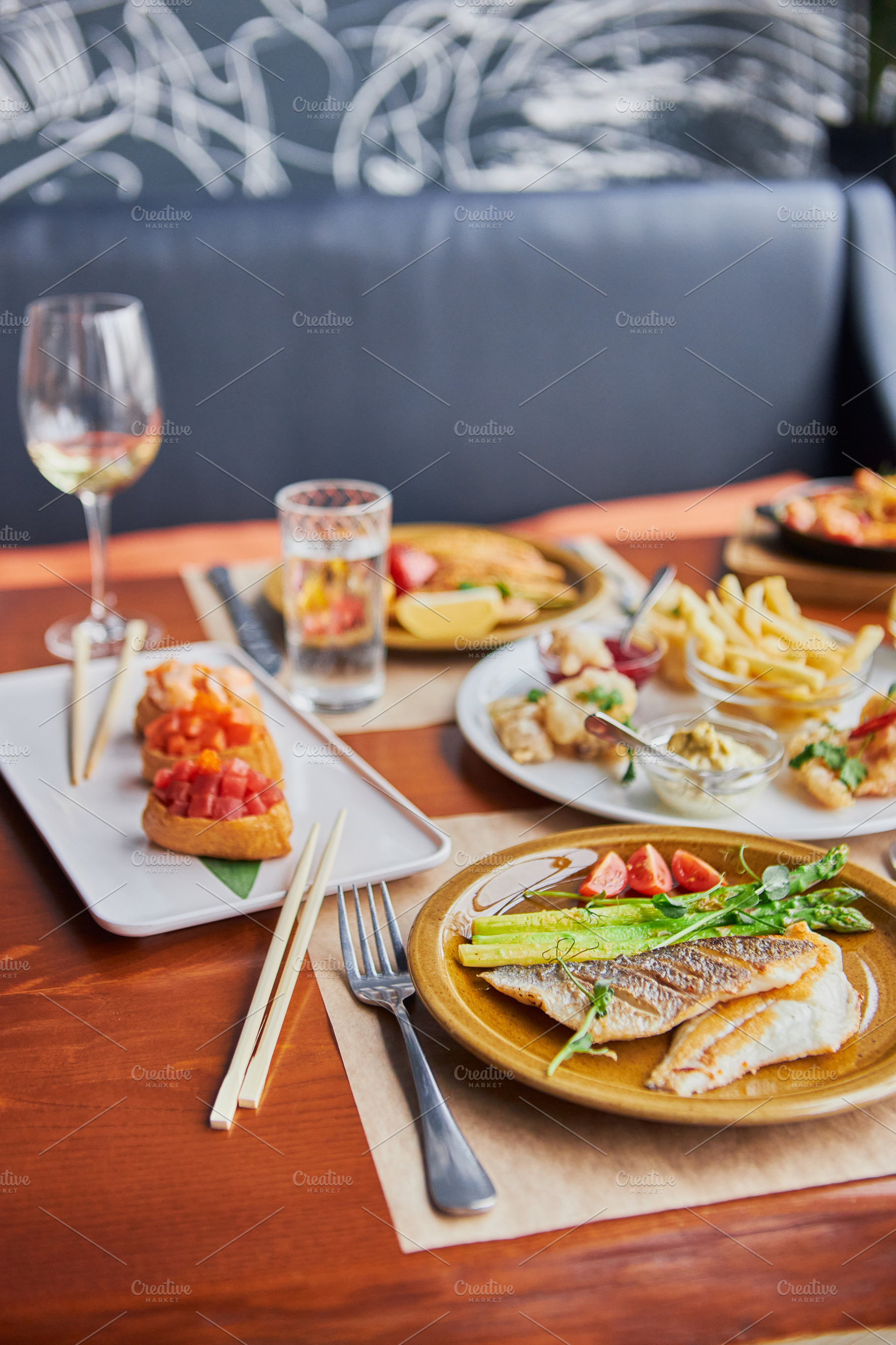 Banquet table, delicious food, a Photo by BUTKO Magazine