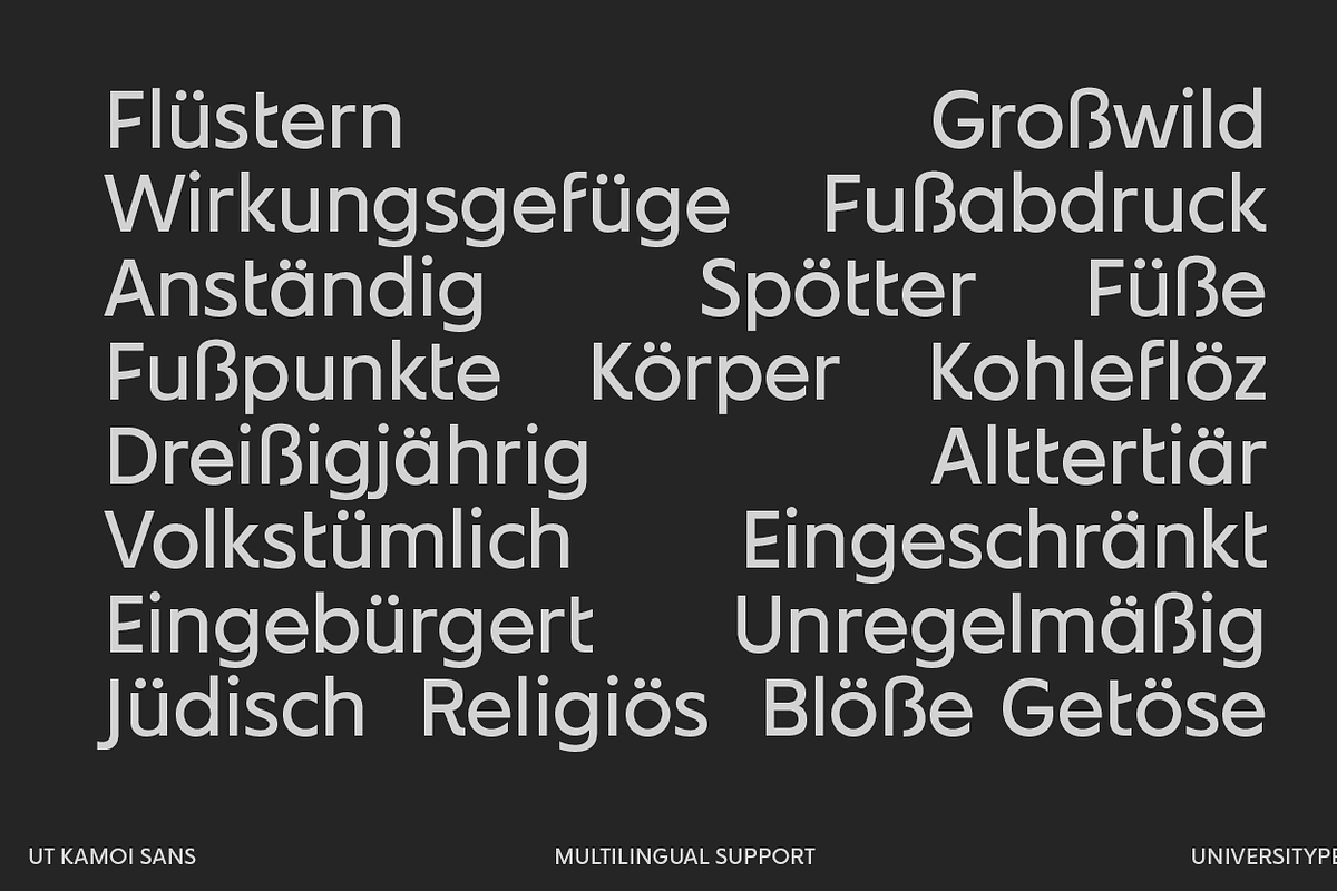 UT Kamoi Sans - A Geometric Sans, a Sans Serif Font by Universitype (Photo 4 of 18)