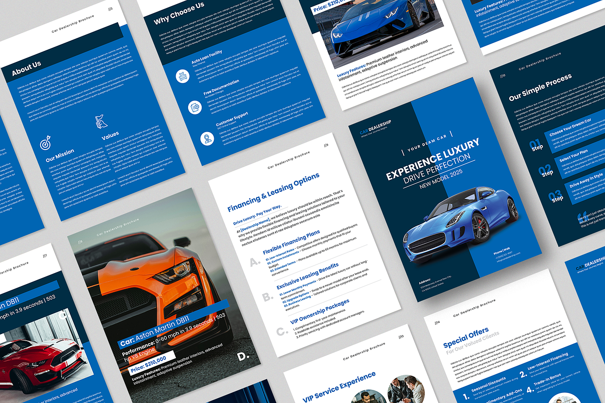 Car Dealership Brochure, a Brochure Template by ArtisticLand (Photo 2 of 10)