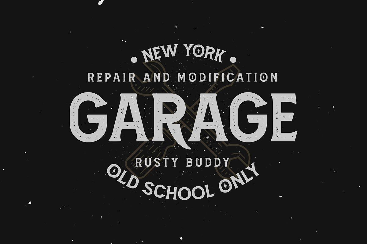Amnestia Typeface with Extra preview 6