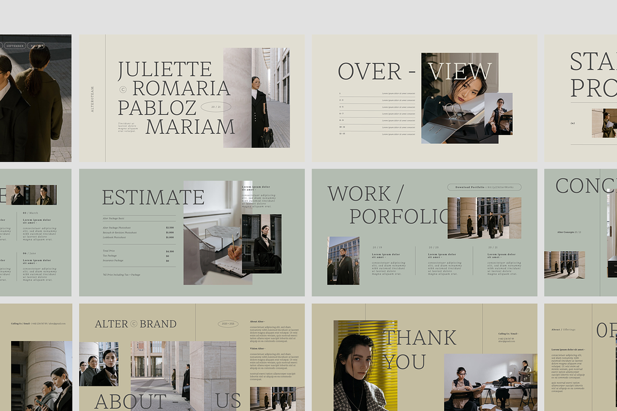 ALTËR - Pitch Deck Template, a Presentation Template by Creative Zeune (Photo 2 of 3)