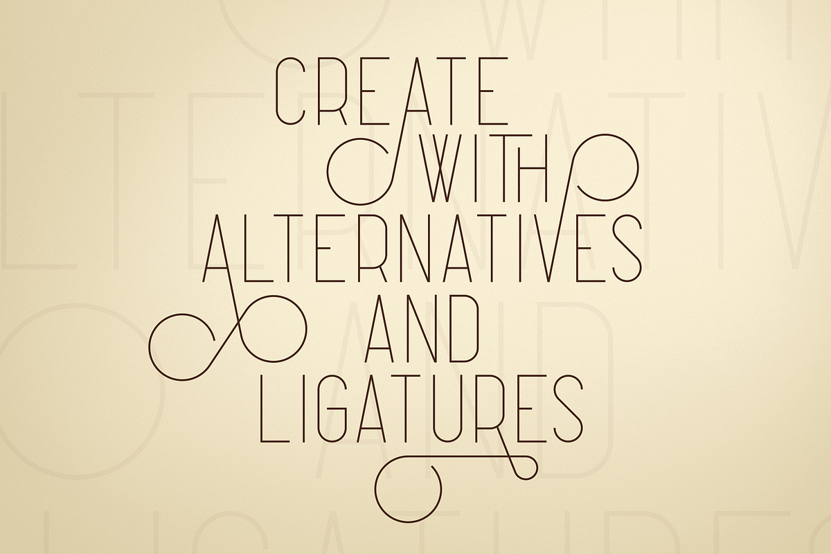 Fabulist - Display font preview 6
