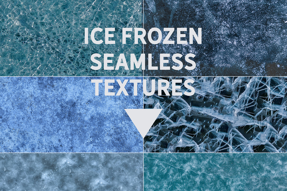 SNOW & FROZEN ice Seamless Textures, a Texture Graphic by Alexiva