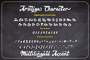 Arsiliya Stylish Script Font, a Script Font by Bayuktx (Thumbnail 7 of 10)