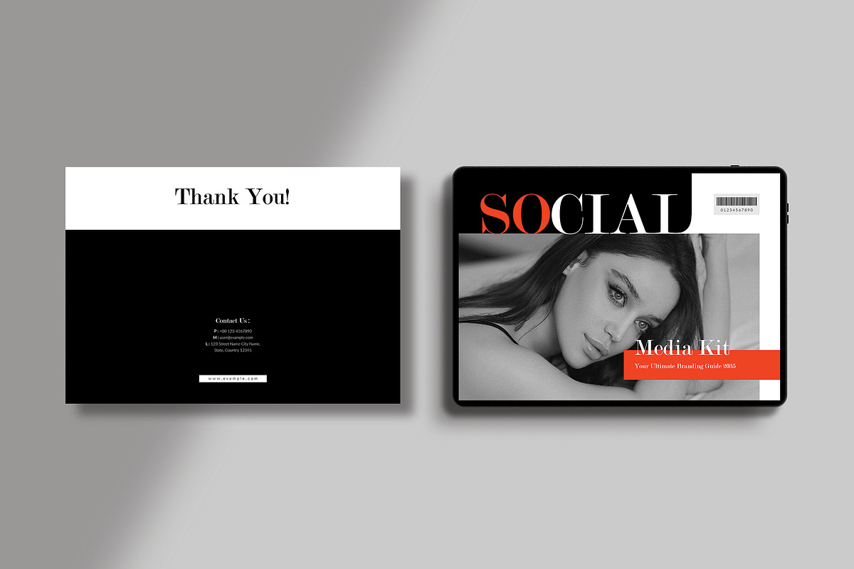 Social Media Kit Template Landscape, a Brochure Template by Spark_Creative (Photo 13 of 14)