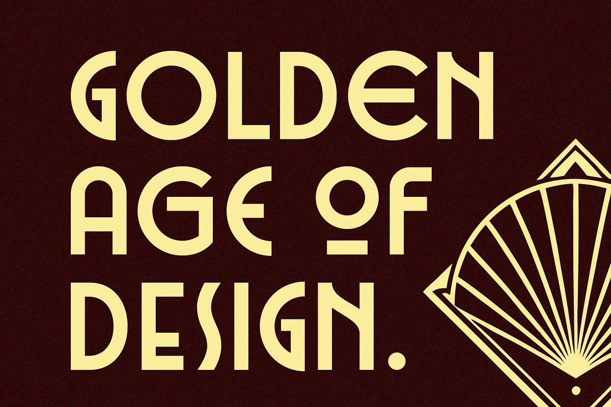 Metrovan - Art Deco Style, a Sans Serif Font by Novitype (Photo 3 of 11)