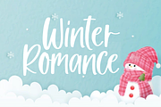 Winter Romance - Handwritten Font, a Script Font by Fikryal Studio (Thumbnail 1 of 9)