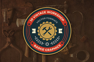 Vintage Workshop Badges