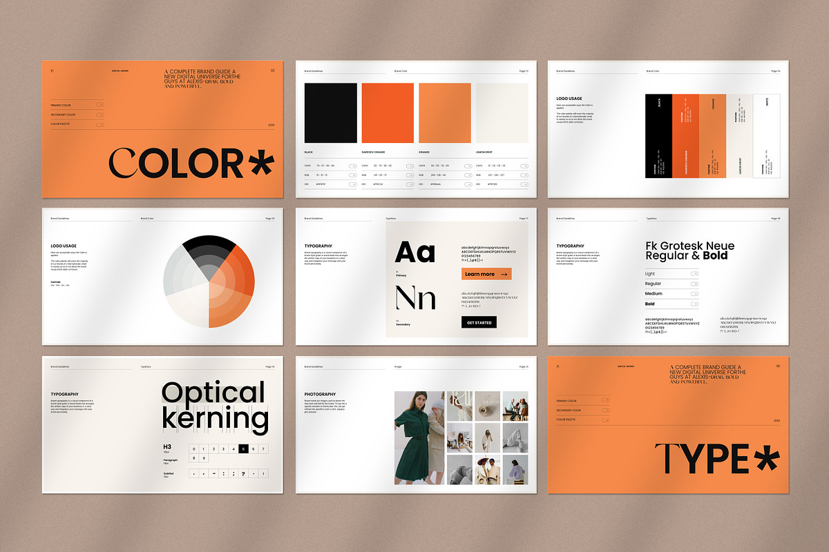 Brand Guidelines, a Presentation Template by S A N D Y (Photo 5 of 11)