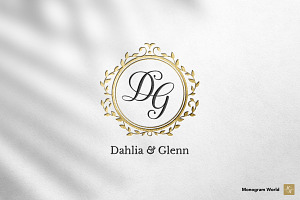 Wedding Monogram DG
