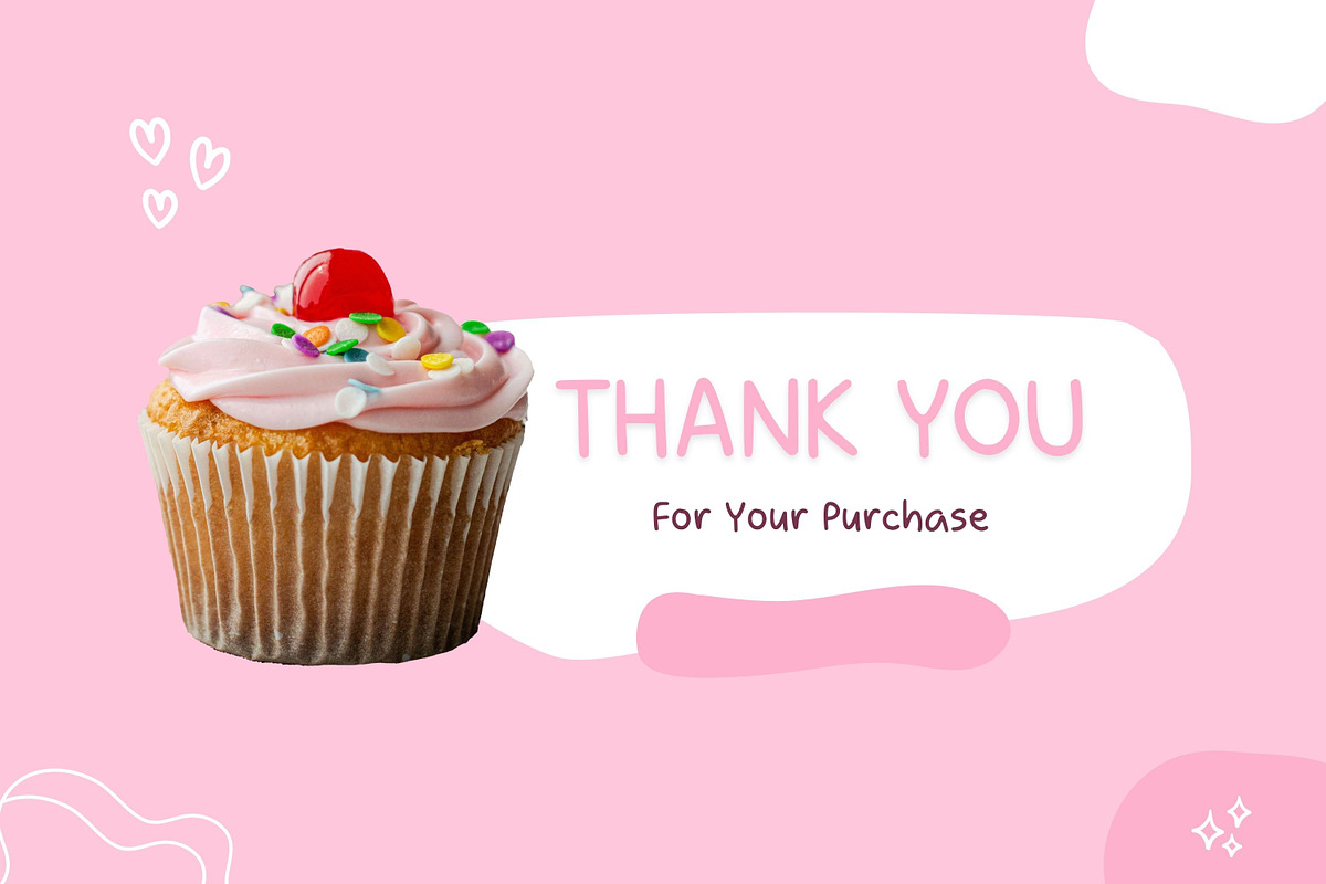 Pink Cupcake, a Handwritten Font by Aisyah (Photo 2 of 5)