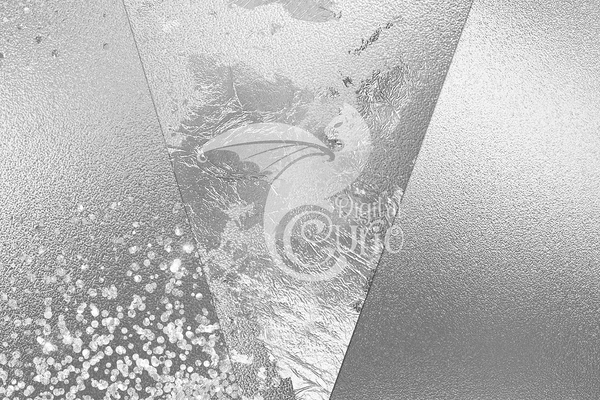 Silver Foil and Glitter Textures, a Texture Graphic by Digital Curio