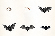 Bat Silhouette Pattern Clipart, an Illustration by CrexoraLab (Thumbnail 3 of 5)