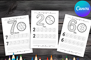Learning to Trace Kids Activity Book, a Print Template by LA Design (Thumbnail 5 of 10)