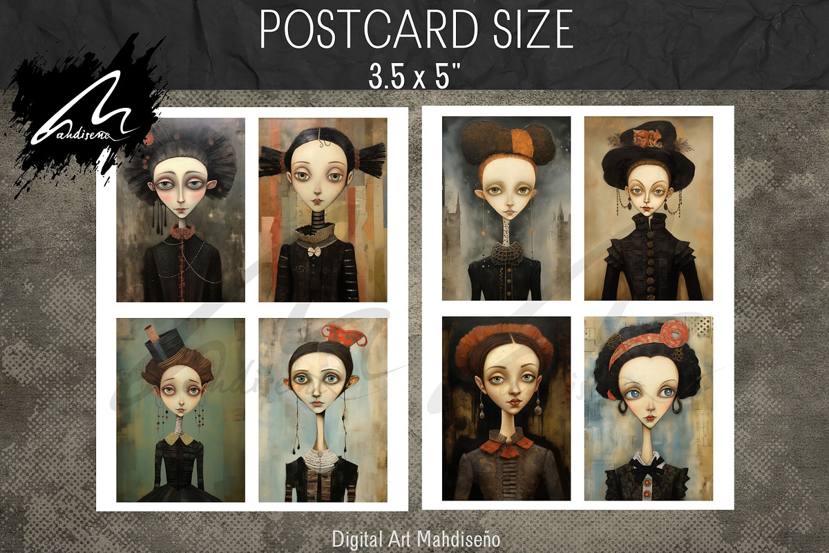 Odd Whimsical Girl, Quirky Pages, a Person Illustration by Digital Art Mahdiseño (Photo 8 of 9)